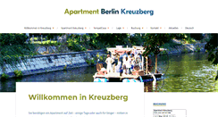 Desktop Screenshot of apartment-berlin-kreuzberg.com